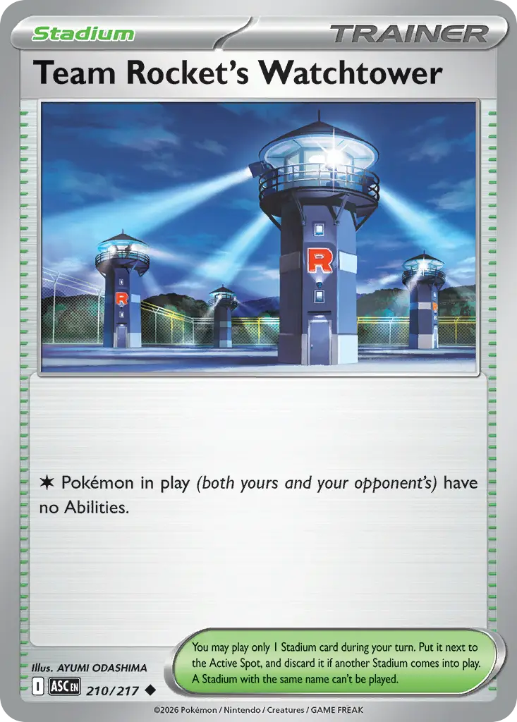 Team Rocket's Watchtower [Reverse Holo]