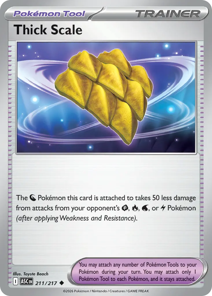 Thick Scale [Reverse Holo]