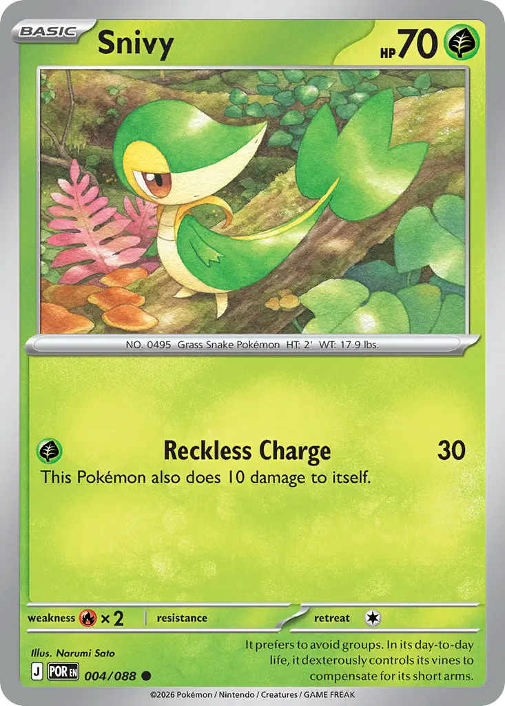 Snivy [Reverse Holo]