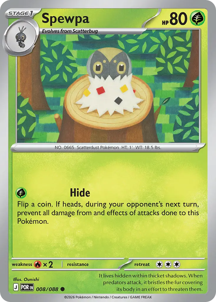 Spewpa [Reverse Holo]