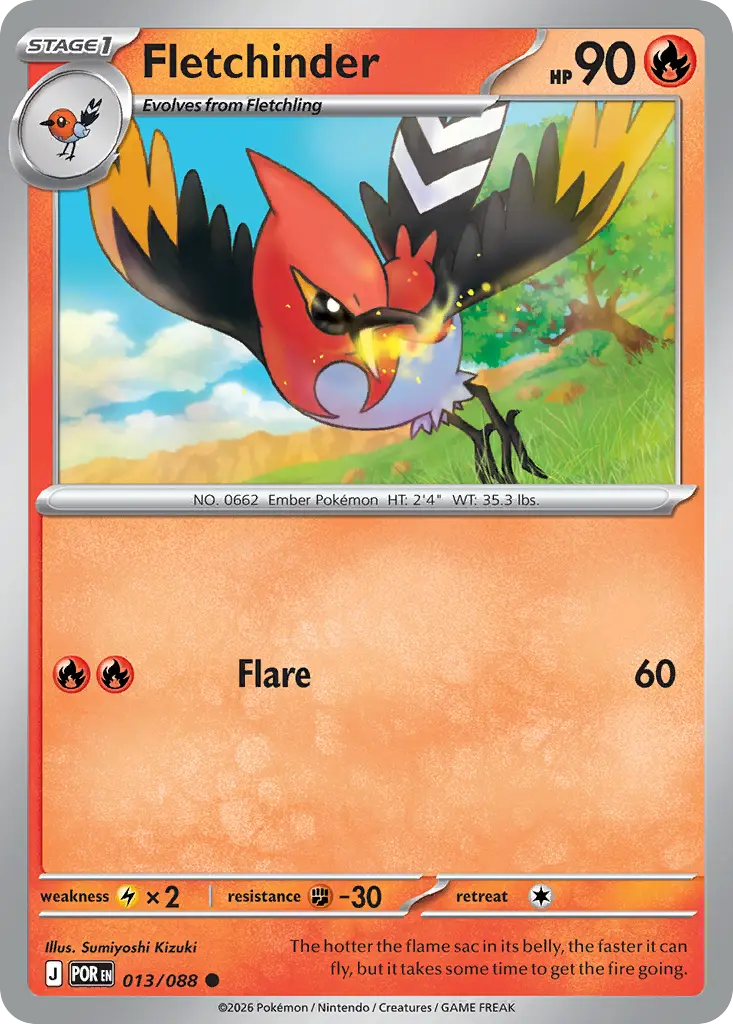Fletchinder [Reverse Holo]