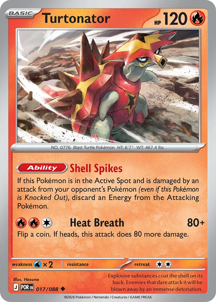 Turtonator [Reverse Holo]