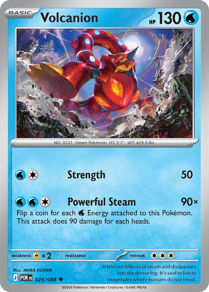 Volcanion [Reverse Holo]