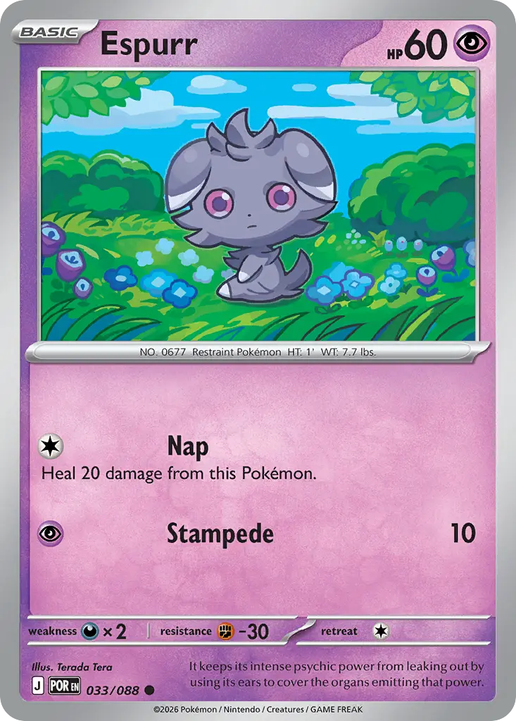 Espurr [Reverse Holo]