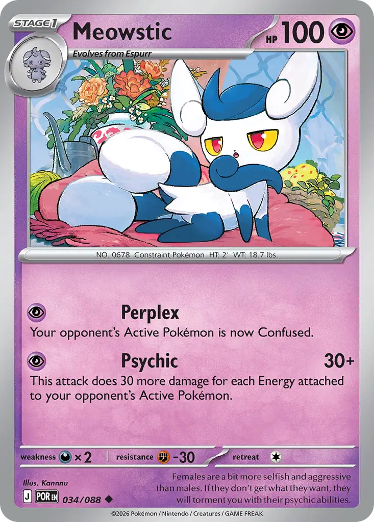 Meowstic [Reverse Holo]