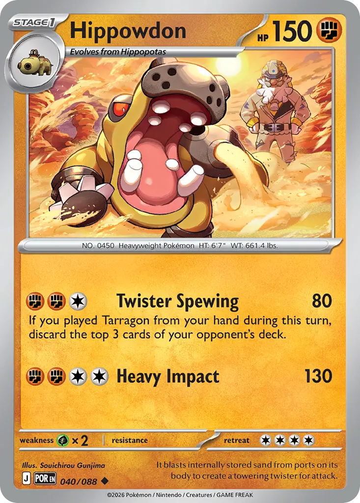 Hippowdon [Reverse Holo]