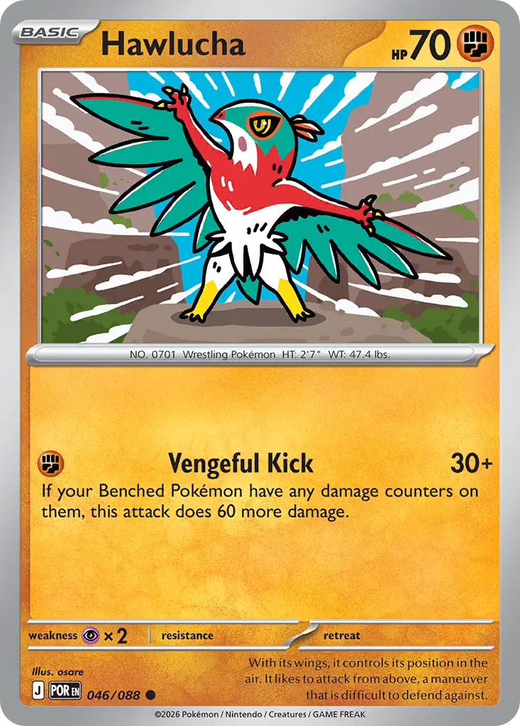Hawlucha [Reverse Holo]