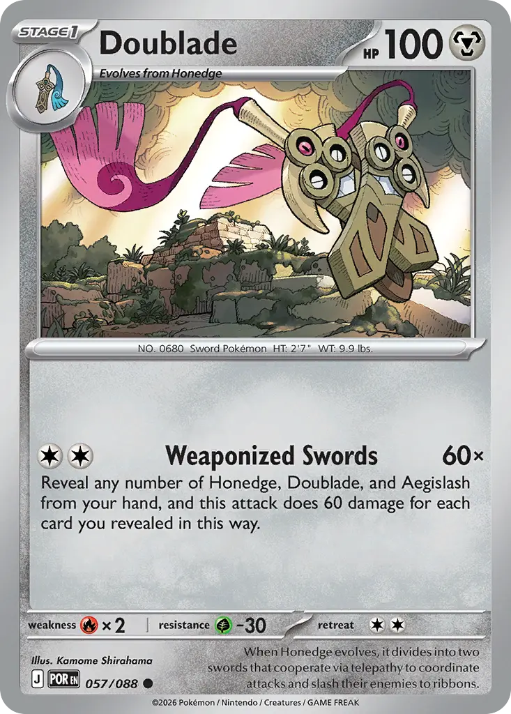 Doublade [Reverse Holo]
