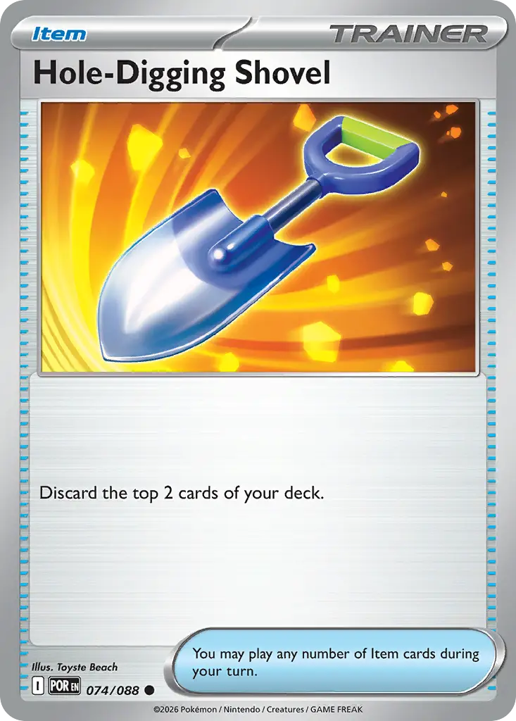 Hole-Digging Shovel [Reverse Holo]