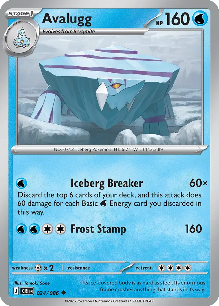 Avalugg [Reverse Holo]