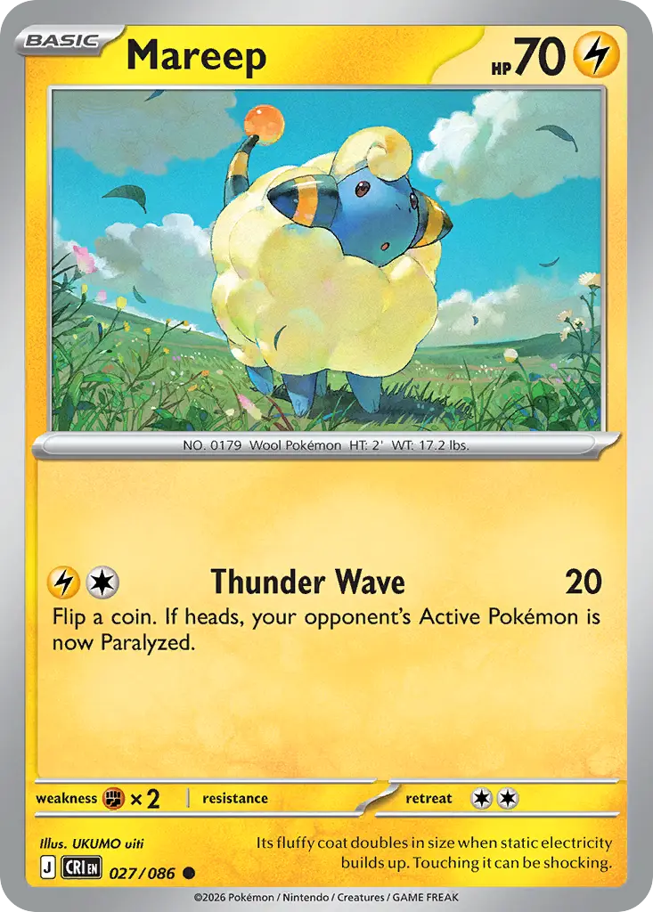 Mareep [Reverse Holo]