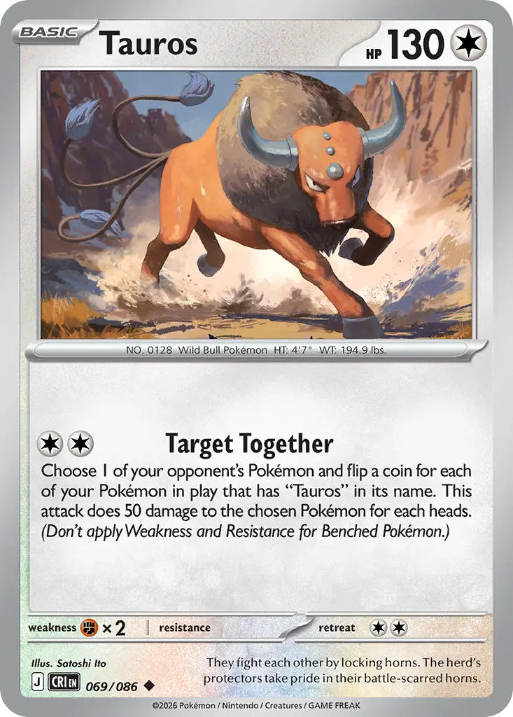 Tauros [Reverse Holo]
