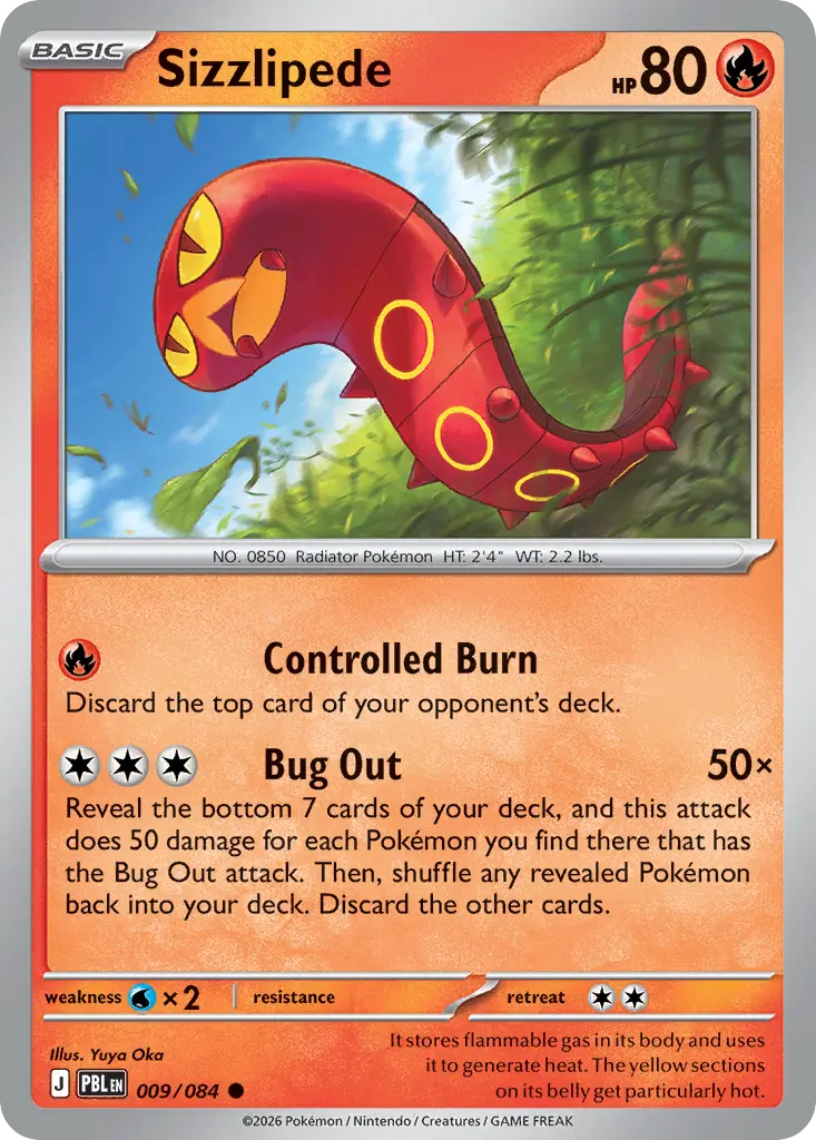 Sizzlipede [Reverse Holo]