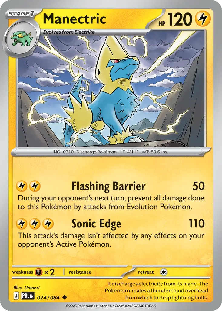 Manectric [Reverse Holo]