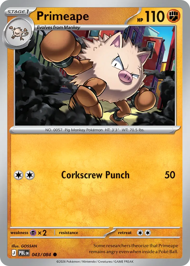 Primeape [Reverse Holo]