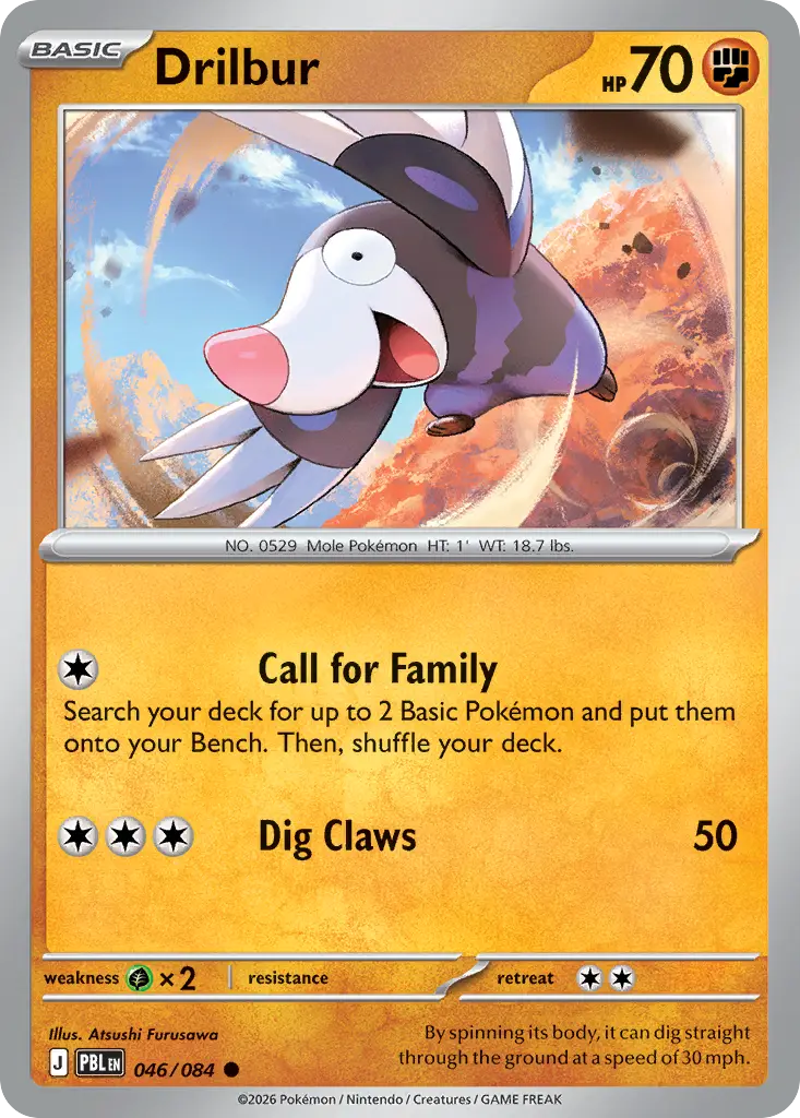 Drilbur [Reverse Holo]