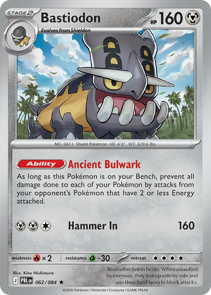 Bastiodon [Reverse Holo]