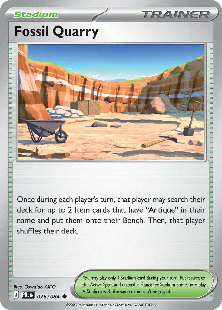 Fossil Quarry [Reverse Holo]