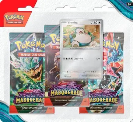3 Pack Blister [Snorlax]