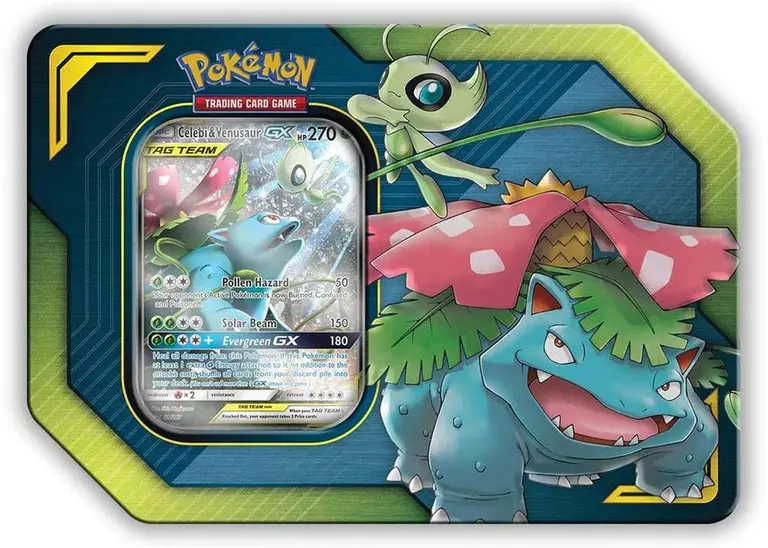 Celebi & Venusaur Tin