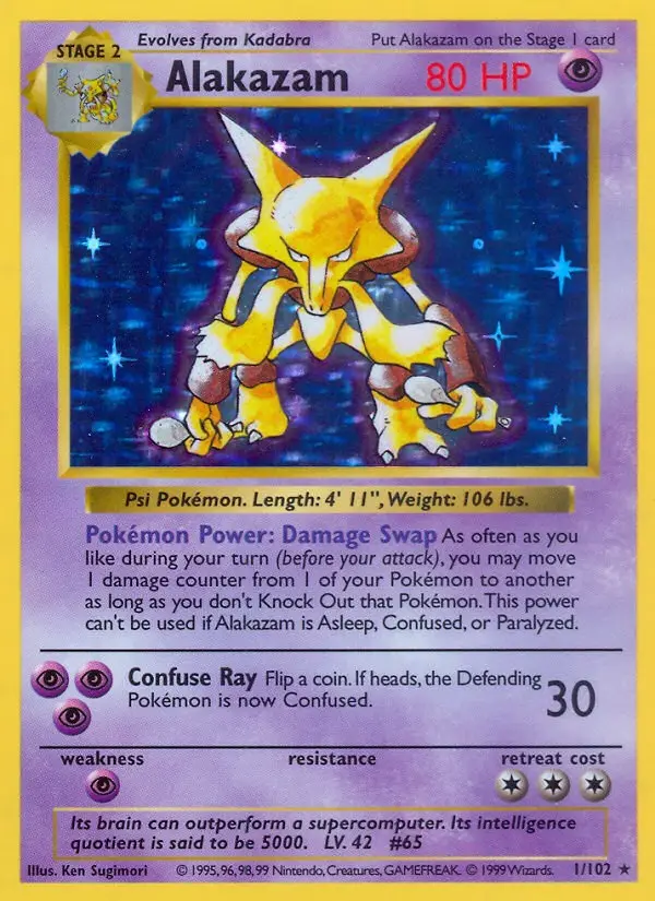 Alakazam [Shadowless]