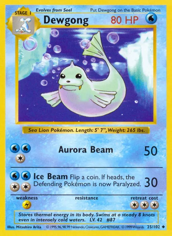 Dewgong [Shadowless]