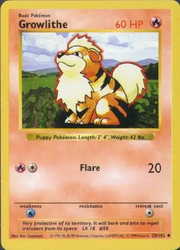 Growlithe [Shadowless]
