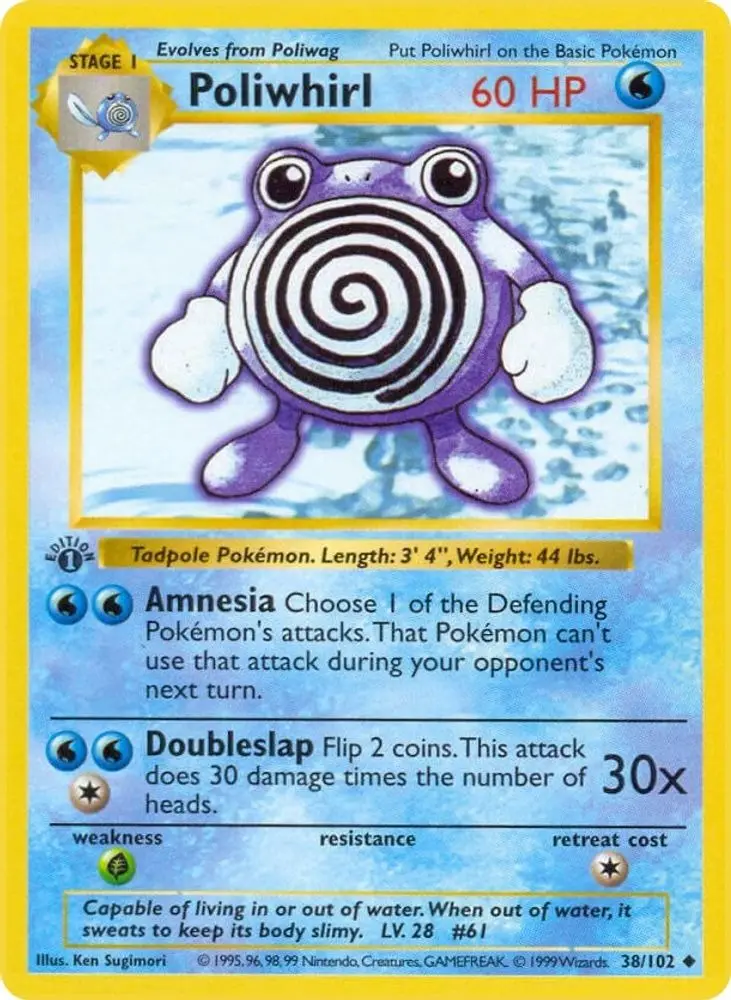 Poliwhirl [Shadowless]
