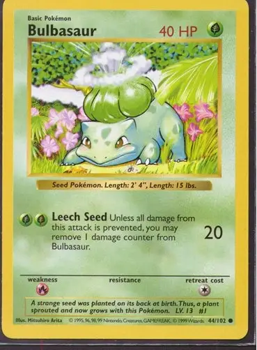 Bulbasaur [Shadowless]