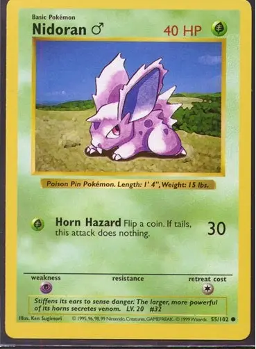 Nidoran ♂ [Shadowless]