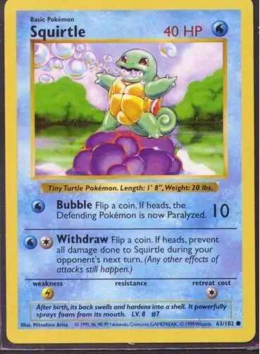 Squirtle [Shadowless]
