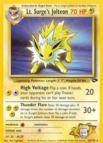 Lt. Surge's Jolteon