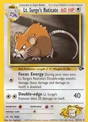 Lt. Surge's Raticate