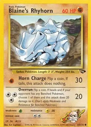 Blaine's Rhyhorn
