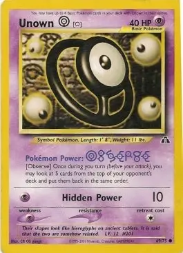 Unown [O]