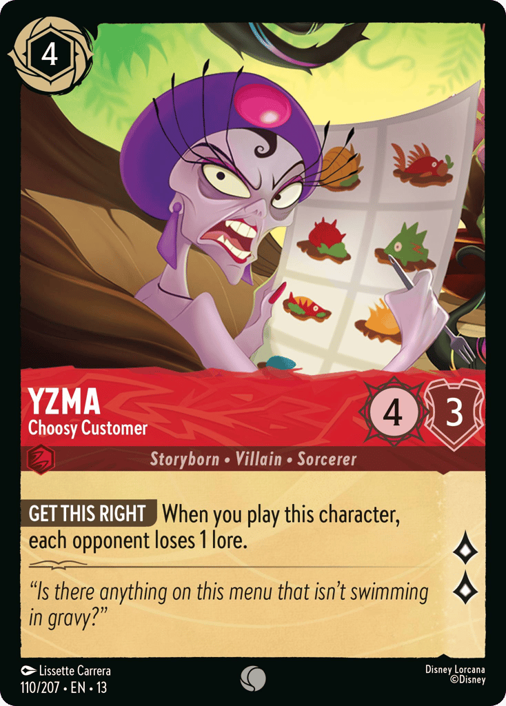 Yzma - Choosy Customer