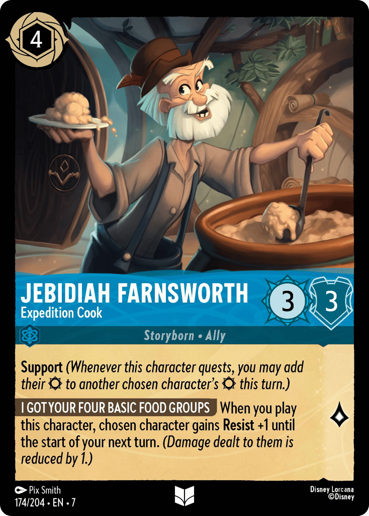 Jebidiah Farnsworth - Expedition Cook