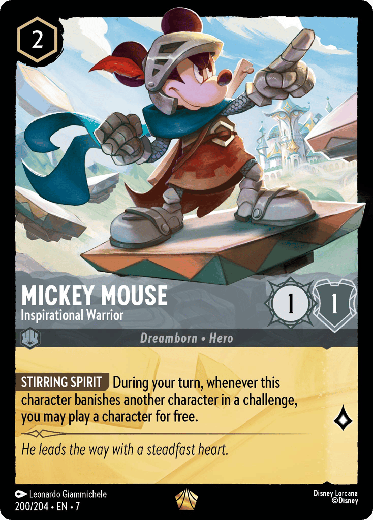 Mickey Mouse - Inspirational Warrior