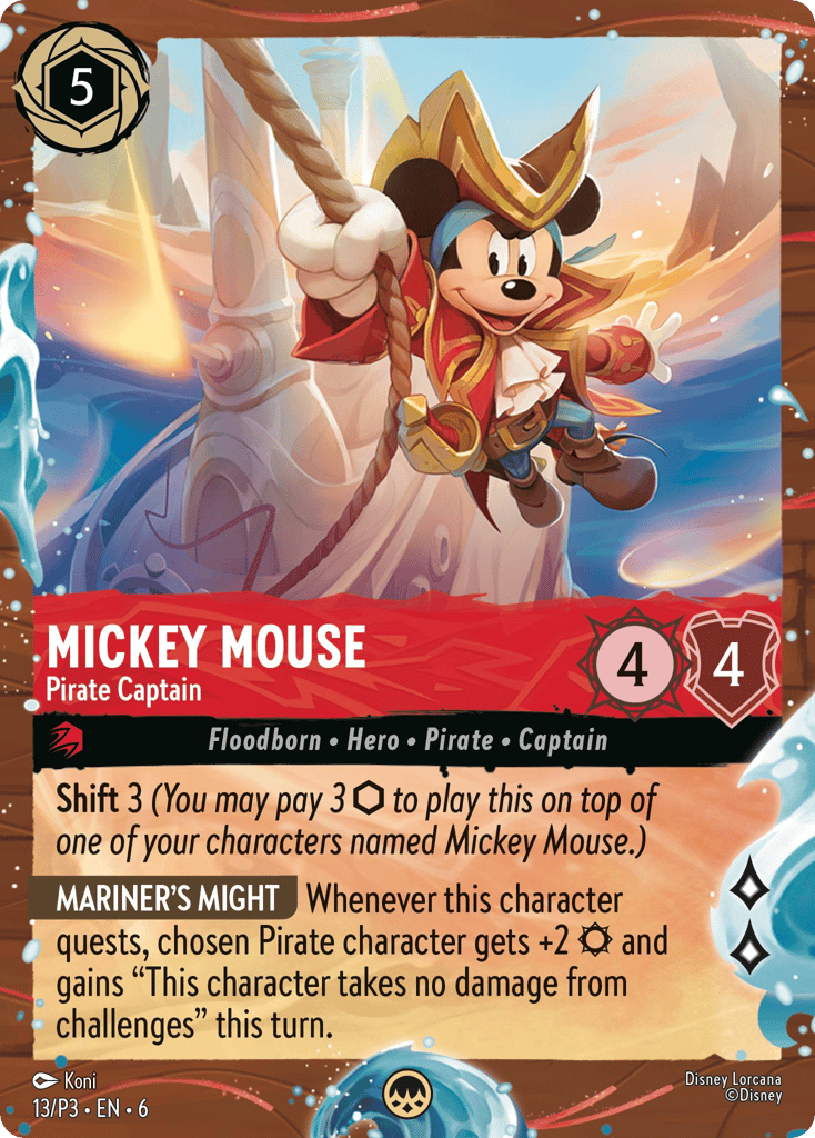Mickey Mouse - Pirate Captain