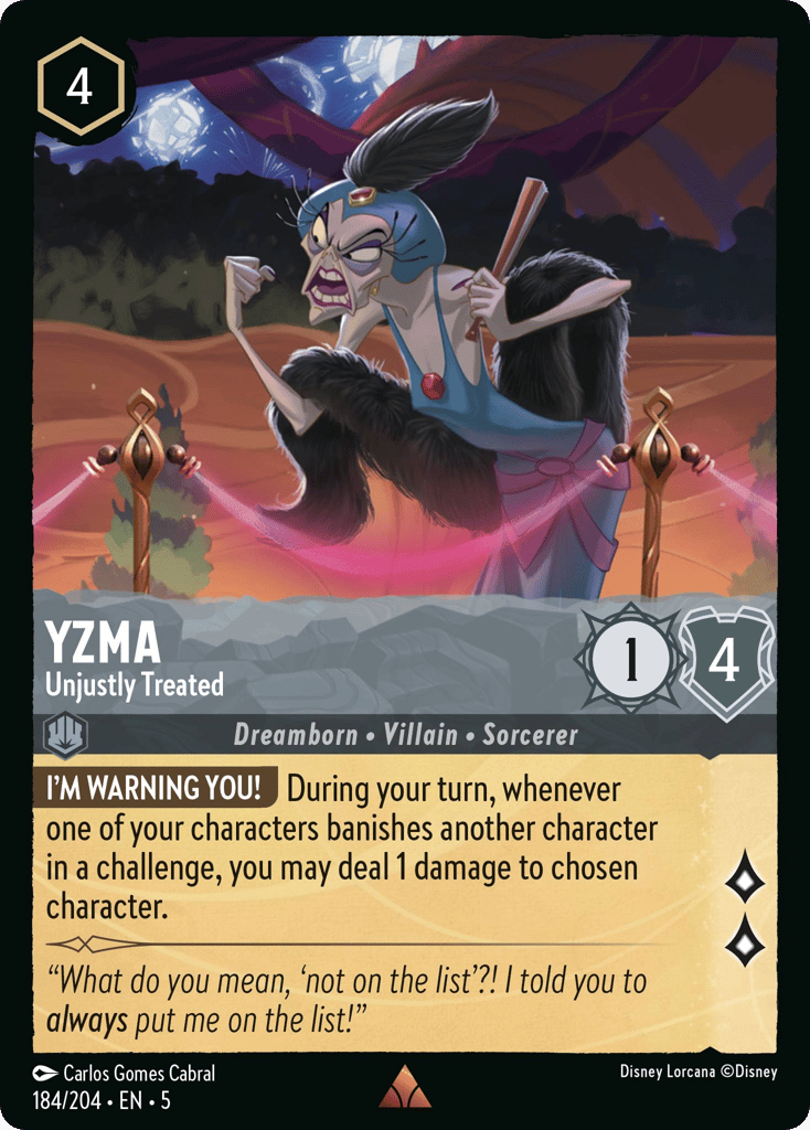 Yzma - Unjustly Treated