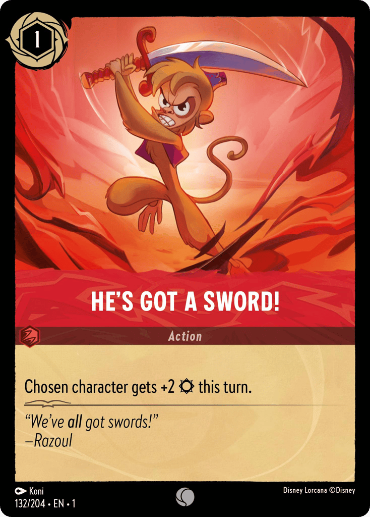 He's Got a Sword!