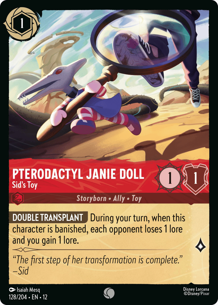 Pterodactyl Janie Doll - Sid's Toy