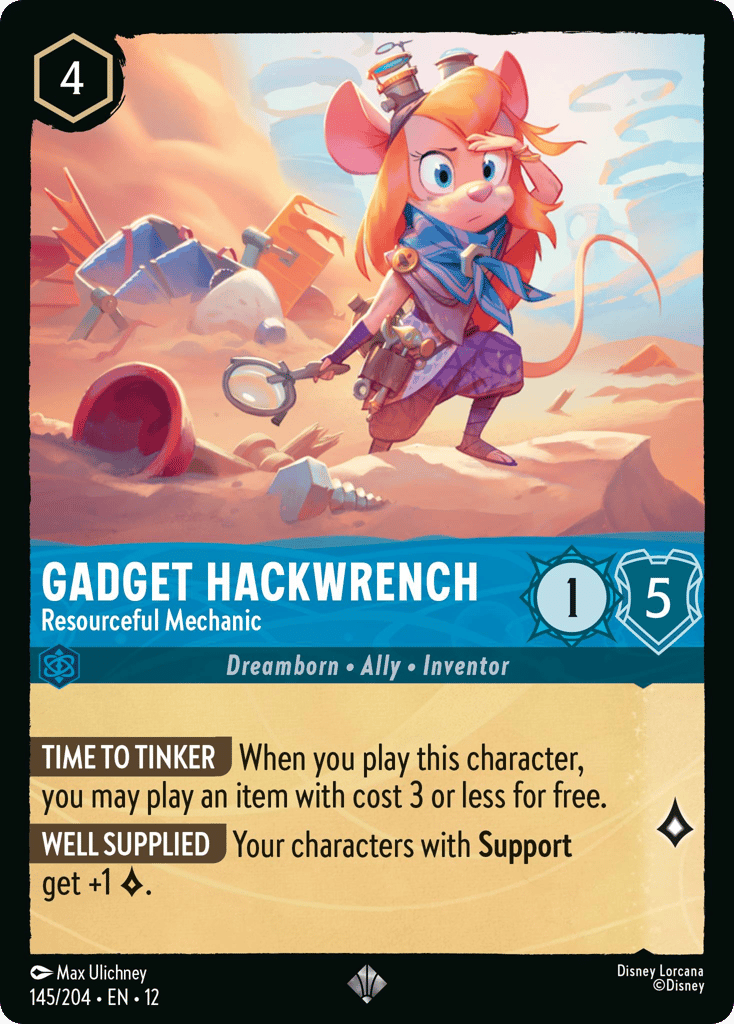 Gadget Hackwrench - Resourceful Mechanic