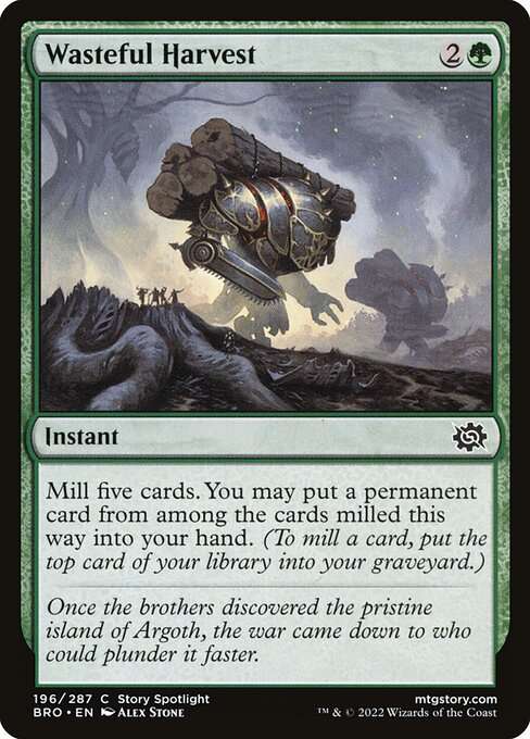 Wasteful Harvest [Foil]