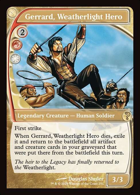Gerrard, Weatherlight Hero [Foil]