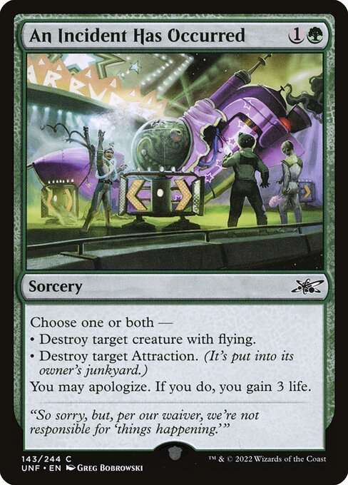 An Incident Has Occurred [Foil]