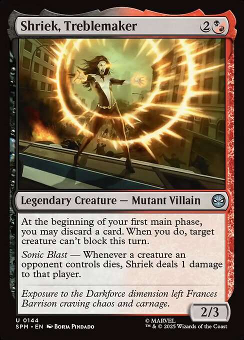 Shriek, Treblemaker