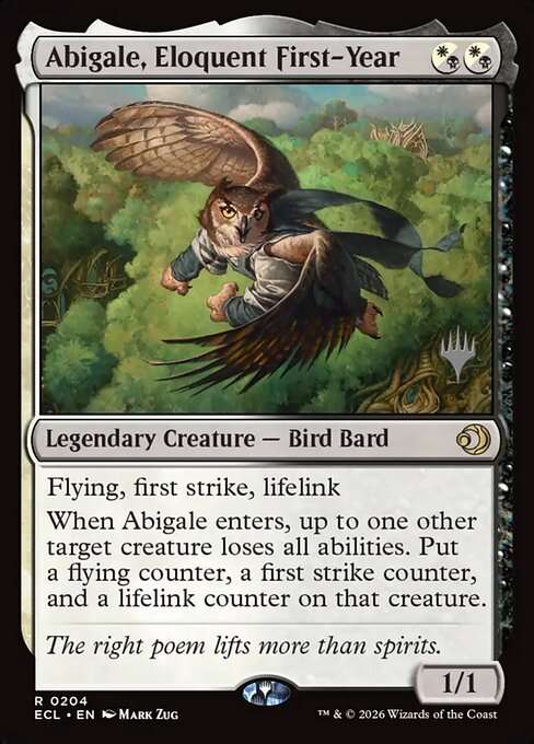 Abigale, Eloquent First-Year [Foil]