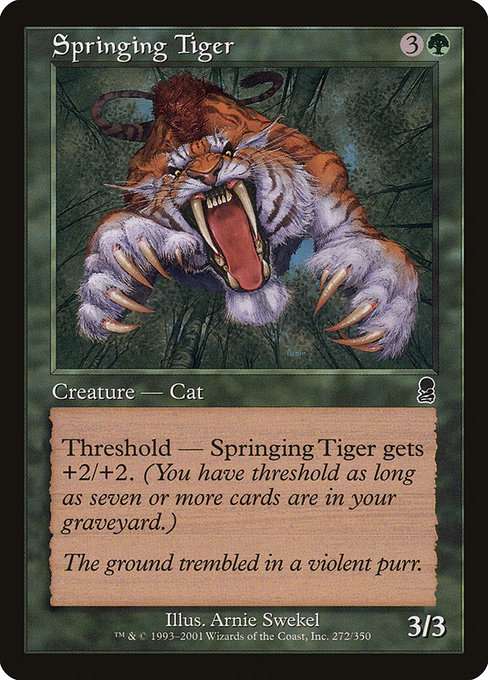 Springing Tiger [Foil]
