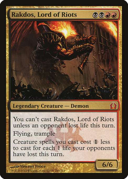 Rakdos, Lord of Riots [Foil]